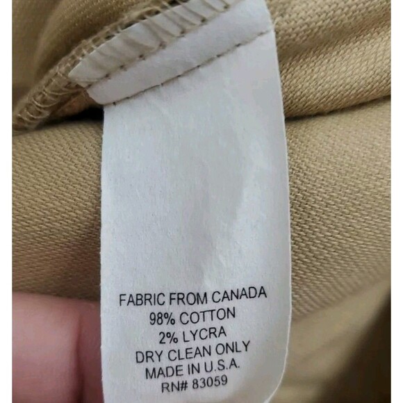 Tan Velvet Velour Floral Etched Straight Leg Pants Supply & Demand Size 4 - Picture 10 of 10